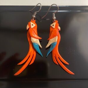 Parrot Dangle Earrings